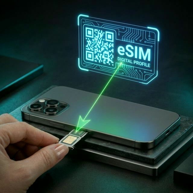 eChip transformation from eSIM to physical SIM